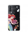 Funda para TCL 306 Oficial de Disney Ariel y Sebastián Burbujas - La Sirenita