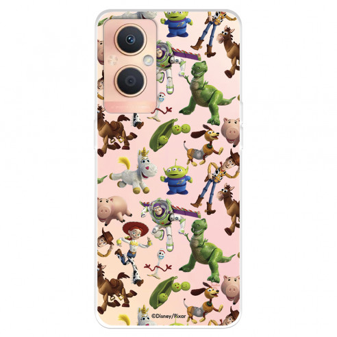 Funda para Oppo A96 5G Oficial de Disney Muñecos Toy Story Siluetas - Toy Story