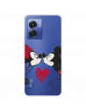 Funda para Realme Narzo 50 5G Oficial de Disney Mickey y Minnie Beso - Clásicos Disney