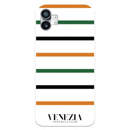 Funda para Vivo X80 Pro del Venezia Football Club Fondo Blanco Rayas  - Licencia Oficial Venezia Football Club