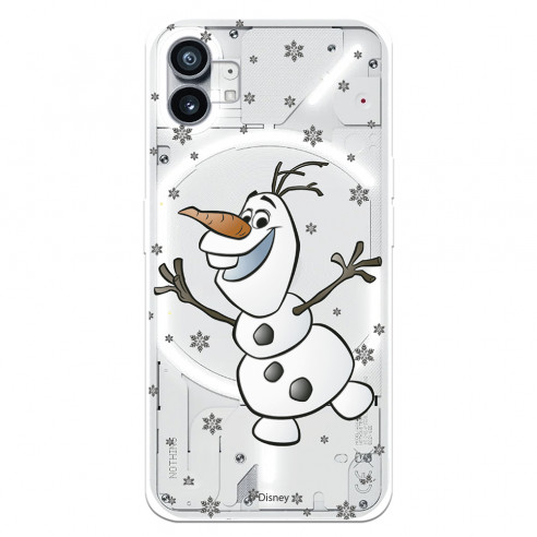 Offizielle Disney Olaf Clear Nothing Phone 1 Hülle – Die Eiskönigin