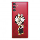 Funda para Samsung Galaxy A04s Oficial de Disney Minnie Posando - Clásicos Disney