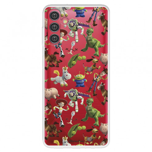 Funda para Samsung Galaxy A04s Oficial de Disney Muñecos Toy Story Siluetas - Toy Story