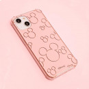 Offizielle Disney Rose Gold Mirror Case – Mickey Silhouette