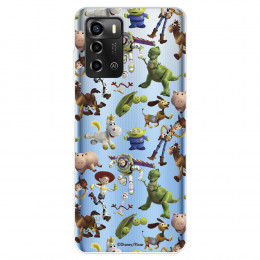 Funda para ZTE Blade A72 Oficial de Disney Muñecos Toy Story Siluetas - Toy Story