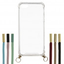 Transparente Kordel-Silikonhülle für iPhone 5