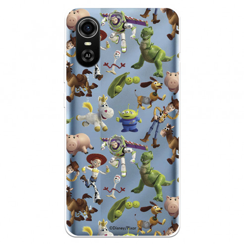 Funda para ZTE Blade A31 Plus Oficial de Disney Muñecos Toy Story Siluetas - Toy Story