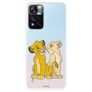 Hülle für Xiaomi Hülle Note 11S 5G Offizielle Disney Simba und Nala Silhouette - Der König der Löwen