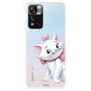 Hülle für Xiaomi Hülle Note 11S 5G Offizielle Disney Marie Silhouette - Die Aristocats