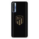 Funda para TCL 20L del Atlético de Madrid Escudo Dorado Fondo Negro - Licencia Oficial Atlético de Madrid