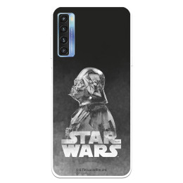 Funda para TCL 20L Oficial de Star Wars Darth Vader Fondo negro - Star Wars