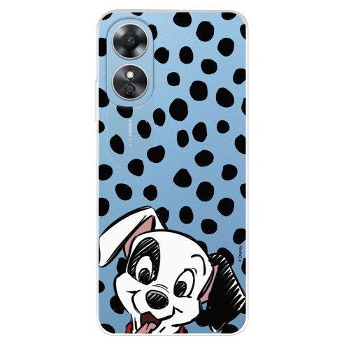 Funda para Oppo A17 Oficial de Disney Cachorro Manchas - 101 Dálmatas