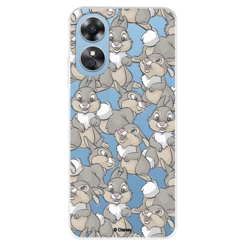 Funda para Oppo A17 Oficial de Disney Tambor Patrones - Bambi