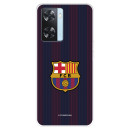 Funda para Oppo A57s del FC Barcelona Rayas Blaugrana  - Licencia Oficial FC Barcelona