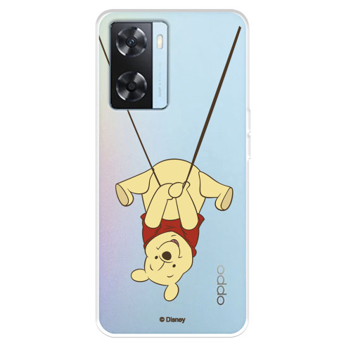 Funda para Oppo A57s Oficial de Disney Winnie  Columpio - Winnie The Pooh