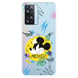 Funda para Oppo A57s Oficial de Disney Mickey Mickey Urban - Clásicos Disney