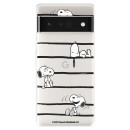 Funda para Google Pixel 7 Pro Oficial de Peanuts Snoopy rayas - Snoopy