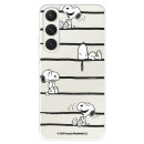 Funda para Samsung Galaxy S23 Oficial de Peanuts Snoopy rayas - Snoopy