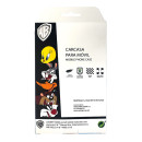 Funda para Samsung Galaxy S23 Oficial de Warner Bros Bugs Bunny Silueta Transparente - Looney Tunes