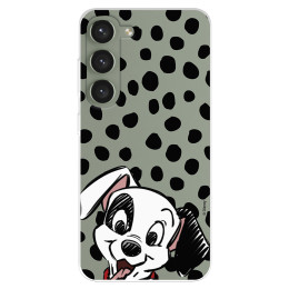 Funda para Samsung Galaxy S23+ Oficial de Disney Cachorro Manchas - 101 Dálmatas