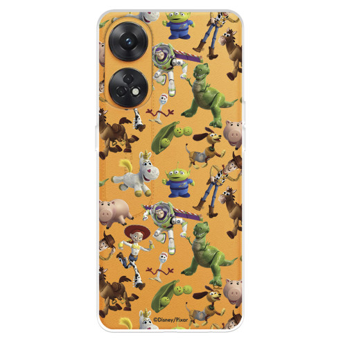 Funda para Oppo Reno 8T Oficial de Disney Muñecos Toy Story Siluetas - Toy Story