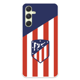 Funda para Samsung Galaxy A54 5G del Atlético de Madrid Escudo Fondo Atletico  - Licencia Oficial Atlético de Madrid