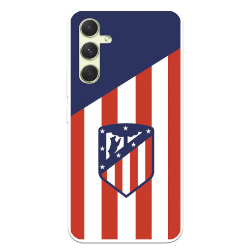 Funda para Samsung Galaxy A54 5G del Atlético de Madrid Escudo Fondo Atletico  - Licencia Oficial Atlético de Madrid