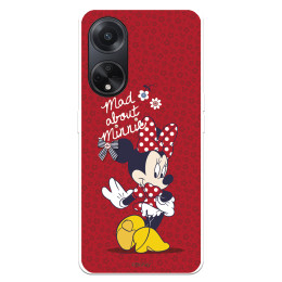 Funda para Oppo A98 5G Oficial de Disney Minnie Mad About - Clásicos Disney