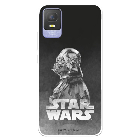 Funda para TCL 403 Oficial de Star Wars Darth Vader Fondo negro - Star Wars