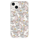 Funda para iPhone 15 Oficial de Disney Dumbo Siluetas Transparente - Dumbo