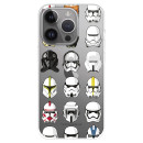 Funda para iPhone 15 Pro Max Oficial de Star Wars Patrón Cascos - Star Wars