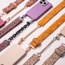 Lanyard mit Blumenkette - Anhänger für Handy und Bag