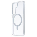 Funda Transparente Logo Compatible con Magsafe para Samsung Galaxy S23