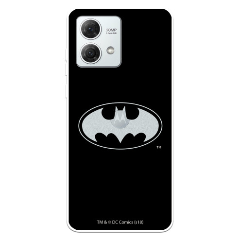 Funda para Motorola Moto G84 5G Oficial de DC Comics Batman Logo Transparente - DC Comics