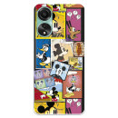 Funda para Oppo A78 4G Oficial de Disney Mickey Comic - Clásicos Disney