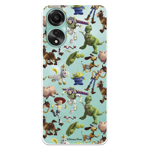 Funda para Oppo A78 4G Oficial de Disney Muñecos Toy Story Siluetas - Toy Story