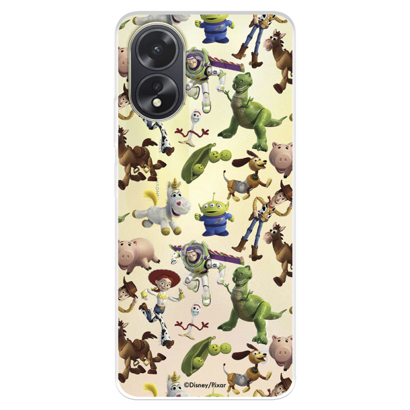 Funda para Oppo A38 Oficial de Disney Muñecos Toy Story Siluetas - Toy Story