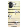 Funda para Oppo A38 Oficial de Peanuts Snoopy rayas - Snoopy