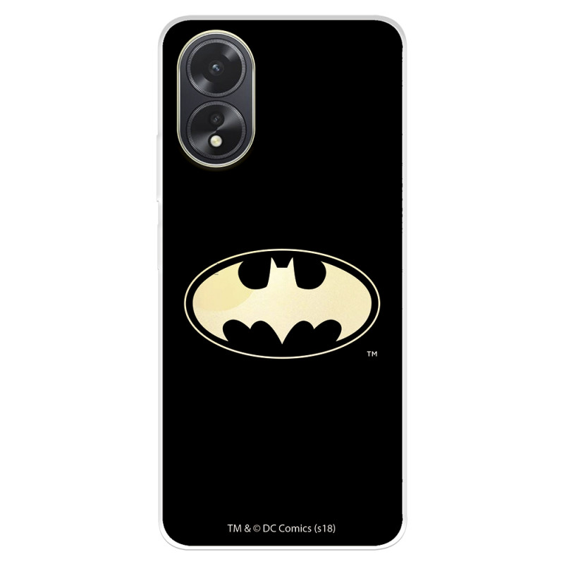 Funda para Oppo A18 Oficial de DC Comics Batman Logo Transparente - DC Comics