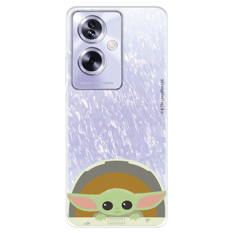 Funda para Oppo A79 5G Oficial de Star Wars Baby Yoda Sonrisas - The Mandalorian