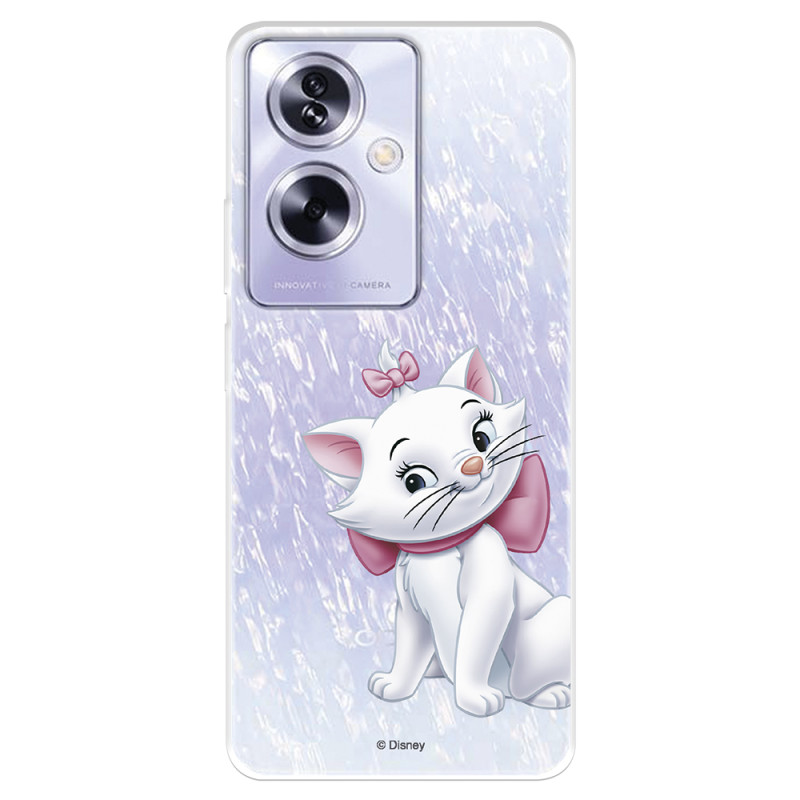 Funda para Oppo A79 5G Oficial de Disney Marie Silueta - Los Aristogatos