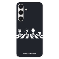 Funda para Samsung Galaxy S24 Oficial de Peanuts Personajes Beatles - Snoopy