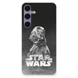 Funda para Samsung Galaxy S24 Plus Oficial de Star Wars Darth Vader Fondo negro - Star Wars