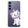 Funda para Samsung Galaxy S24 Plus Oficial de Disney Marie Silueta - Los Aristogatos