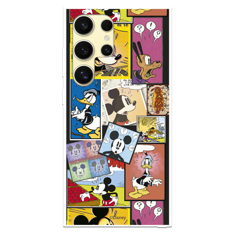 Funda para Samsung Galaxy S24 Ultra Oficial de Disney Mickey Comic - Clásicos Disney