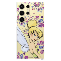 Funda para Samsung Galaxy S24 Ultra Oficial de Disney Campanilla Flores - Peter Pan