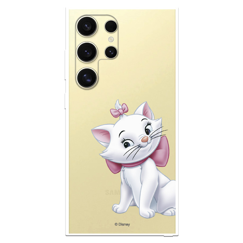 Funda para Samsung Galaxy S24 Ultra Oficial de Disney Marie Silueta - Los Aristogatos