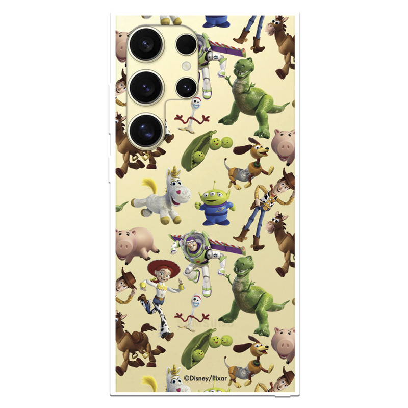 Funda para Samsung Galaxy S24 Ultra Oficial de Disney Muñecos Toy Story Siluetas - Toy Story