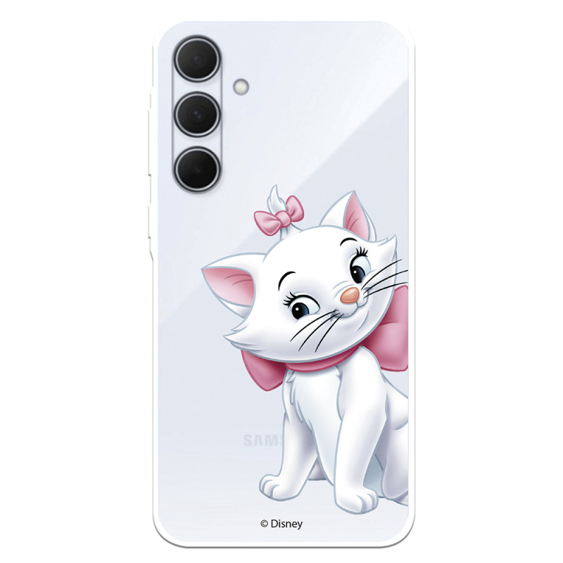 Funda para Samsung Galaxy A35 5G Oficial de Disney Marie Silueta - Los Aristogatos