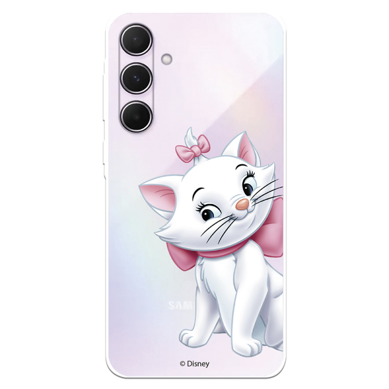 Funda para Samsung Galaxy A55 5G Oficial de Disney Marie Silueta - Los Aristogatos